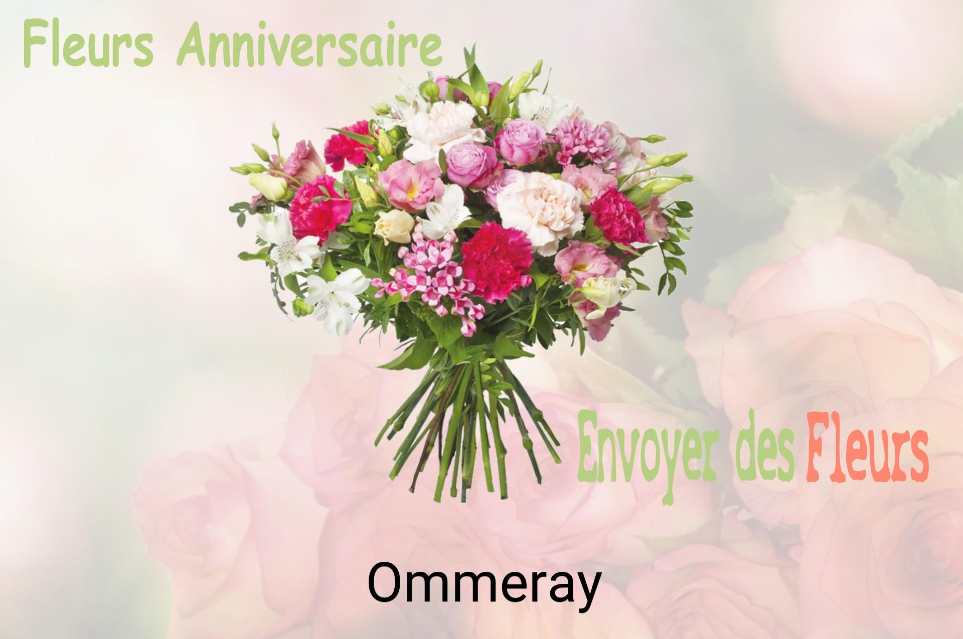 Bouquet de fleurs d’anniversaire livré à Ommeray